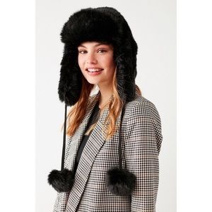 NWT Urban Outfitters Faux Fur Trapper Hat